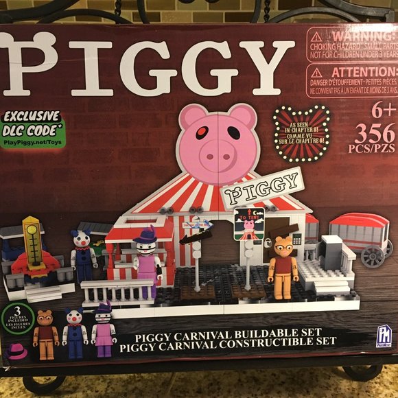 NEW Piggy Carnival Buildable Building Set w/ Figures & DLC Code 356 Pcs - Picture 1 of 2